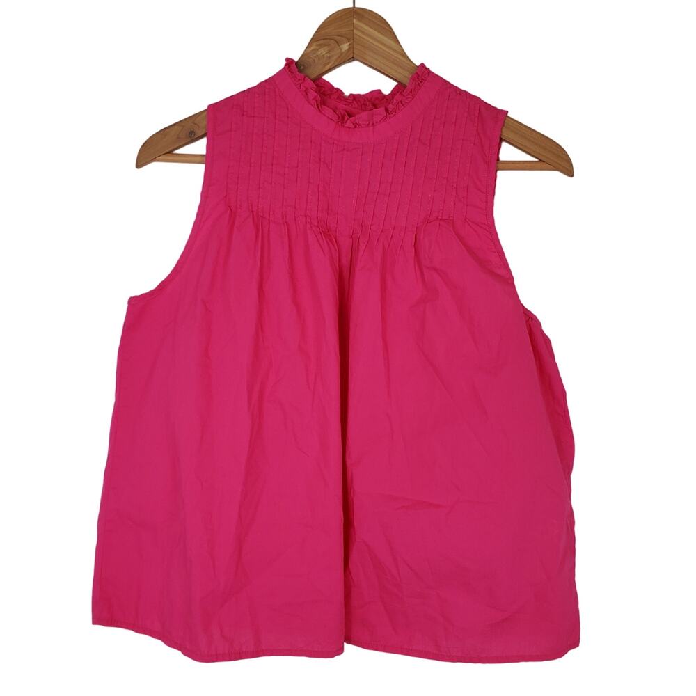 J. Crew Factory Pink Sleeveless Blouse